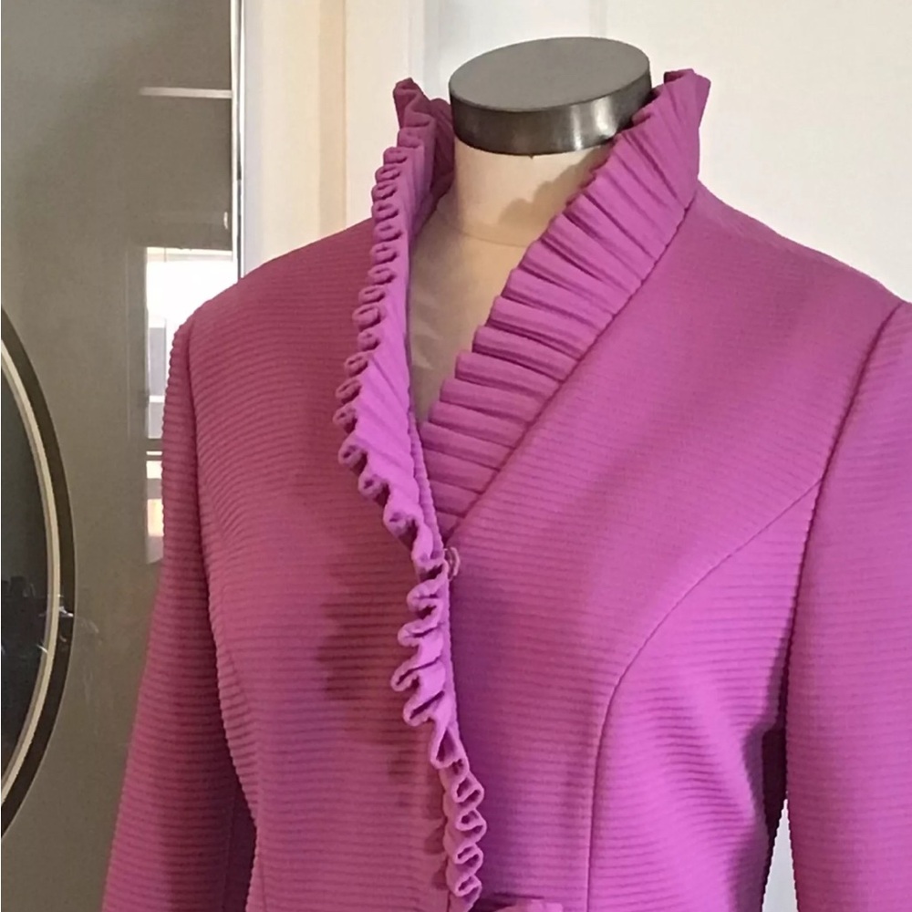 Vintage Lilli Ann Jacket & Dress Set Suit Blazer Coat Mad Men MCM - Picture 3 of 12